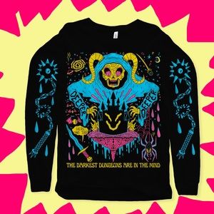 Wizard of Barge Dungeon Minded Longsleeve Tee